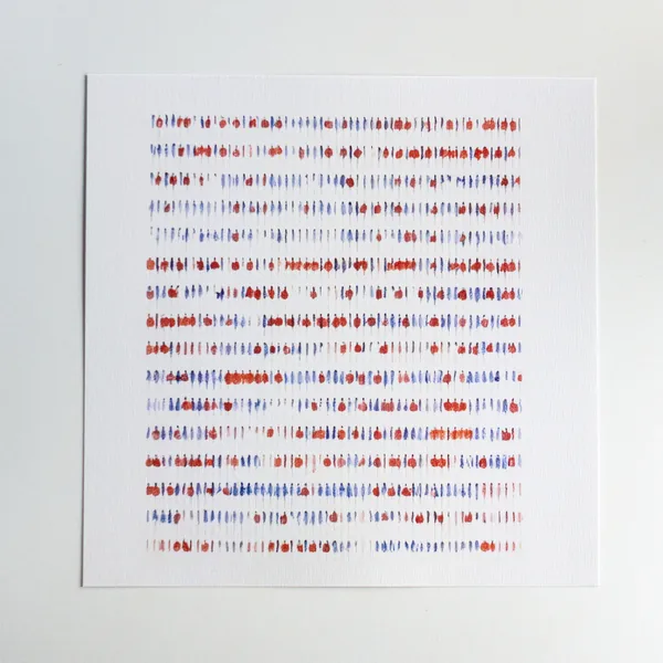 WKW data art square composition